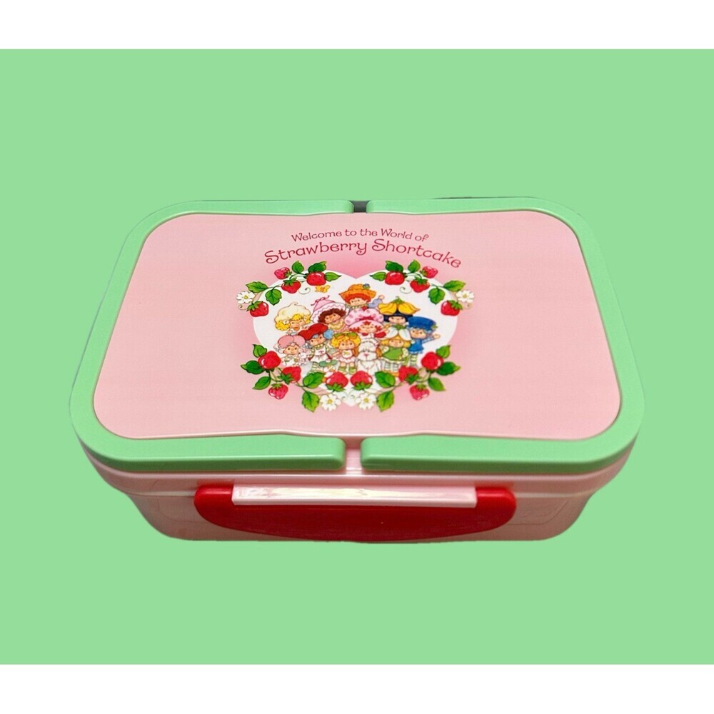 Strawberry Shortcake Pink & Mint Kids Storage Box
